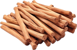 AI generated sandalwood sticks png