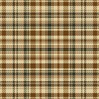 Tartan plaid pattern with texture and retro color. vector