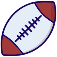 AI generated American football Sport png