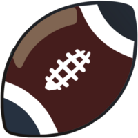 AI generated American football Sport png