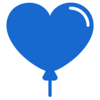 AI generated Heart Shaped Balloon Bouquet png