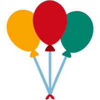 AI generated Balloon Bouquet Party png