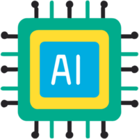 ai generado ai chip tecnología png