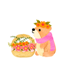 Groundhog hand drawn png