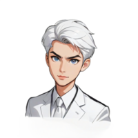 AI generated Business Man Character Design png