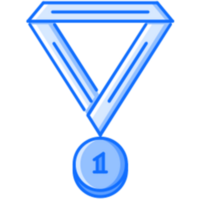 Medal illustration design png