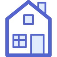 House illustration design png