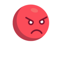 Angry illustration design png