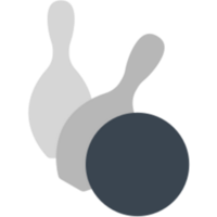 Bowling illustration design png