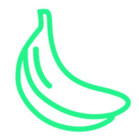 desenho de ilustração de banana png