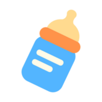 Feeding bottle illustration design png