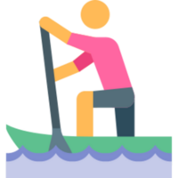 Rowing illustration design png
