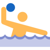 Water volleyball illustration design png