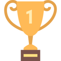 The trophy illustration design png