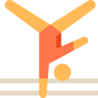 Parallel bars illustration design png