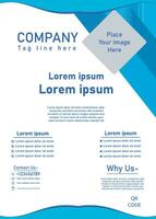 Corporate Flyer Design for your Business, Vector template flyer