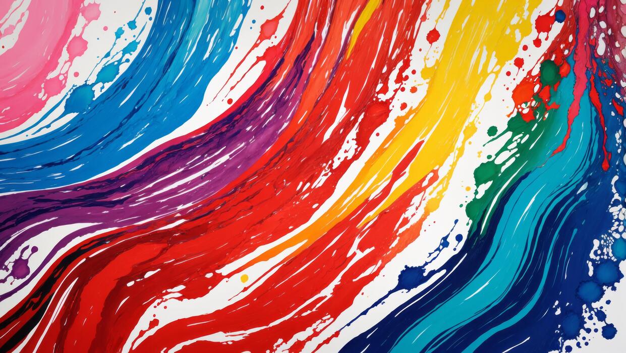 Rainbow Paint Splatter Stock Photos, Images and Backgrounds for Free