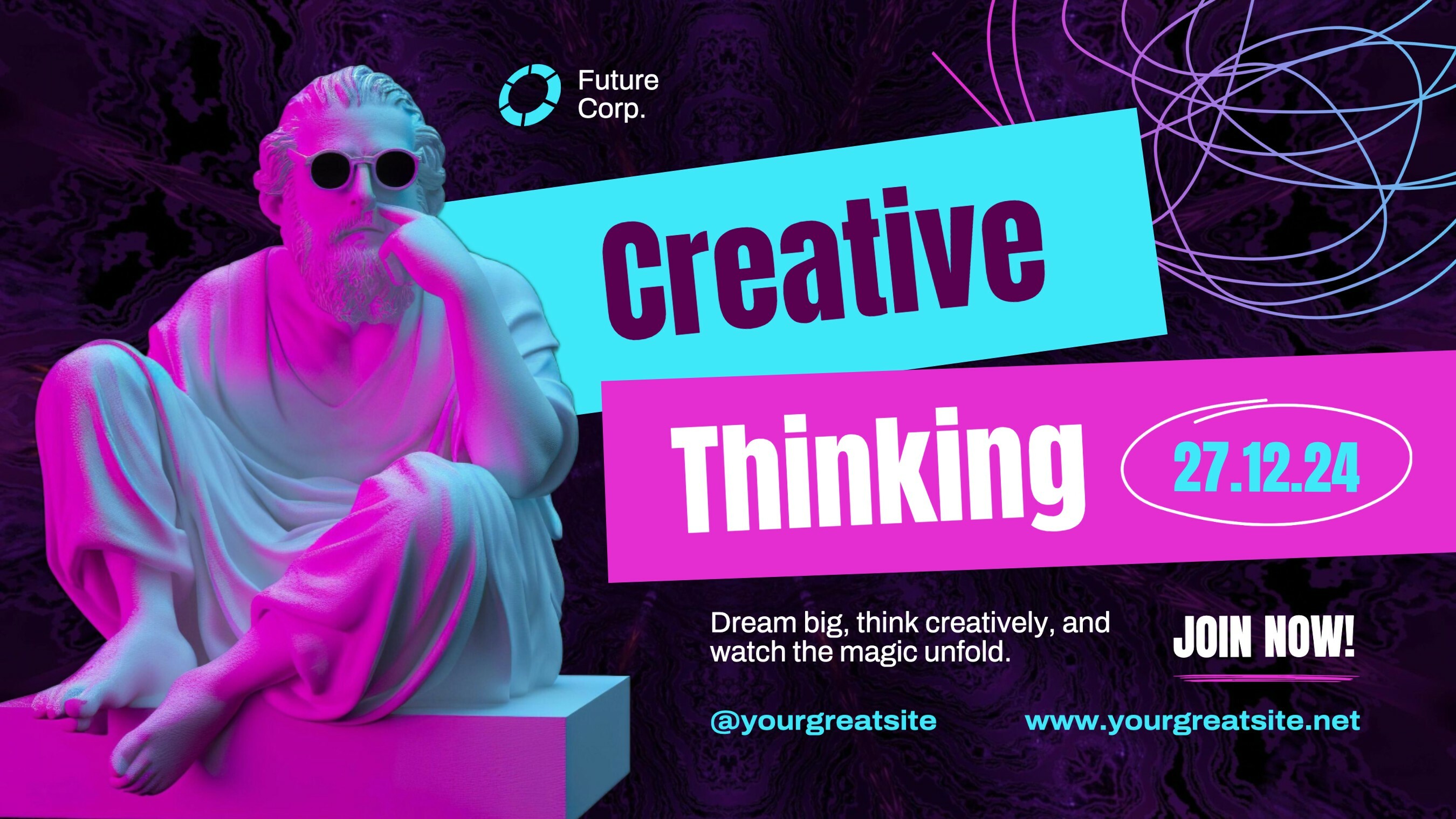 Creative Thinking Workshop Promo Twitter Post