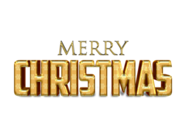 Merry Christmas Calligraphy Text png