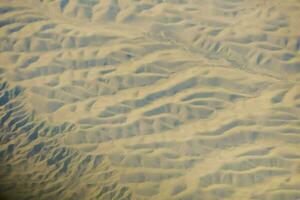 View from the top of an airplane photo