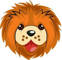 Chow Chow illustration vector on white background