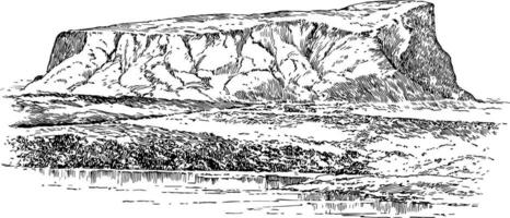 Mound of Babylon vintage illustration. vector