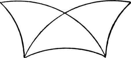 superpuesto simétrico esférico triangulos Clásico ilustración. vector