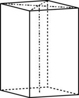 Prism and Basal Pinacoid vintage illustration. vector