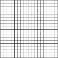 20 by 20 Sectioned Grid vintage illustration. vector