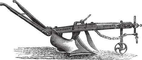 arado subseptiembre Sres. trutchter, Clásico grabado. vector