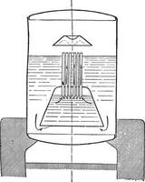 emulsionante dudoso, Clásico grabado. vector