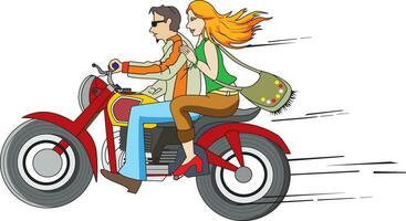 Bike Ride, illustration vector