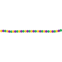 beads necklace mardi gras color png