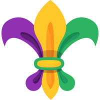 fleur de lis Gerald Lilie Karneval gras Farben png