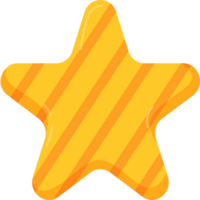 Yellow star Candy png