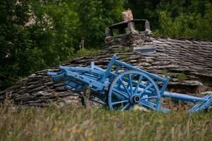 saint julien chapteuil in haute loire in france photo