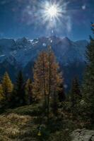 Autumn in the French alps photo