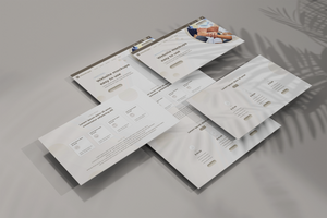 3d koppel website presentatie mockup psd