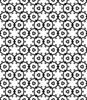 Black seamless abstract pattern. Overlay for background and backdrop. Ornamental design. PNG graphic illustration with transparent background.