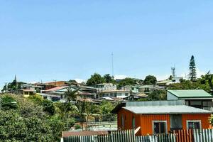 a view of the city from the hill photo