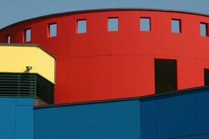 Colorful modern homes photo