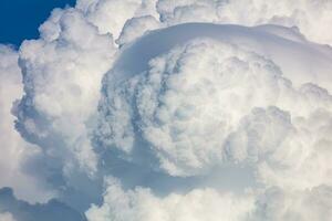 White cloud texture. Air material backdrop. Sky effect pattern. photo