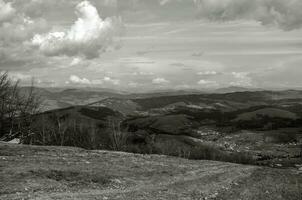 Clouds and mountains photo