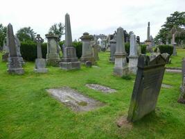 Iglesia de el santo grosero cementerio en Stirling foto
