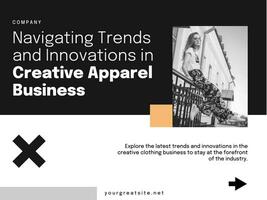 Creative Apparel Business Presentation template