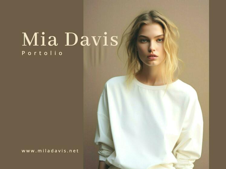 neutral earth tone simple portofolio template design ideas