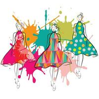 Fashion Parade Vector