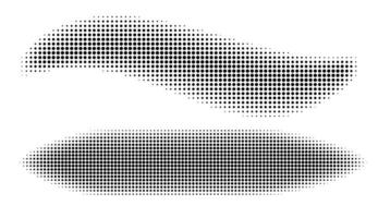 Halftone Set Placed on a white background Can expand, vector. vector