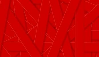 Red abstract background, vector illustration.