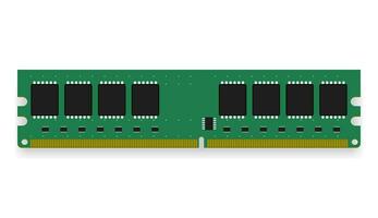 Computer memory, ram, computer accessories, vector. vector